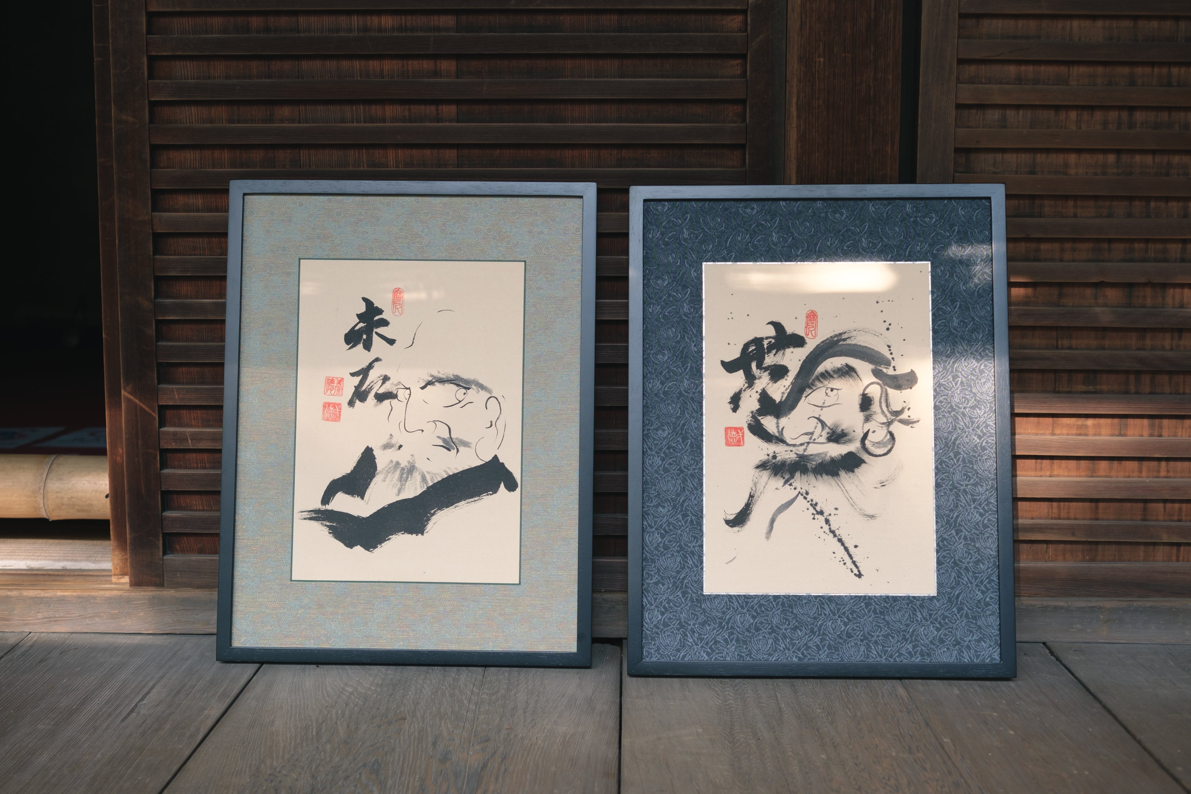 僧侶真筆 額装｜妙心寺の僧侶と書家が描く水墨画・書 - 禅静 ZenSei