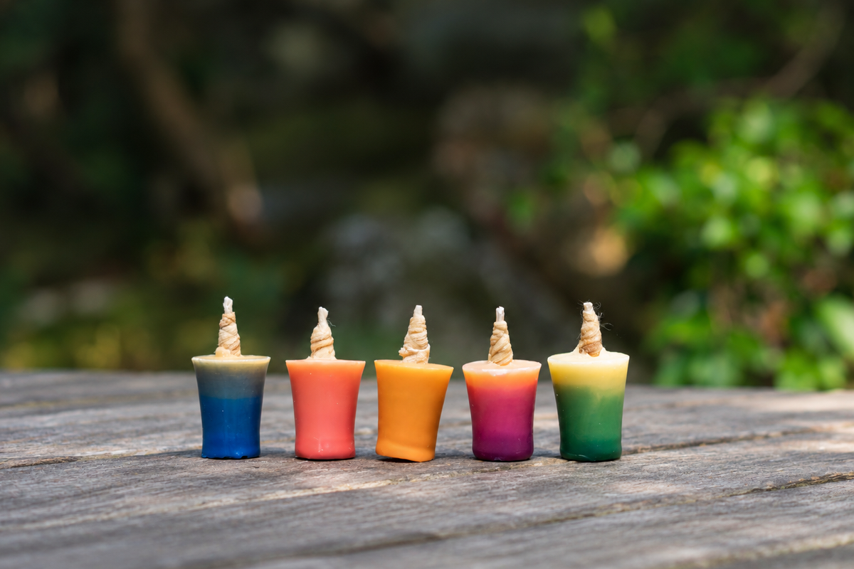 feu. Kyoto Artisan-Handcrafted Japanese Traditional Candle irodori