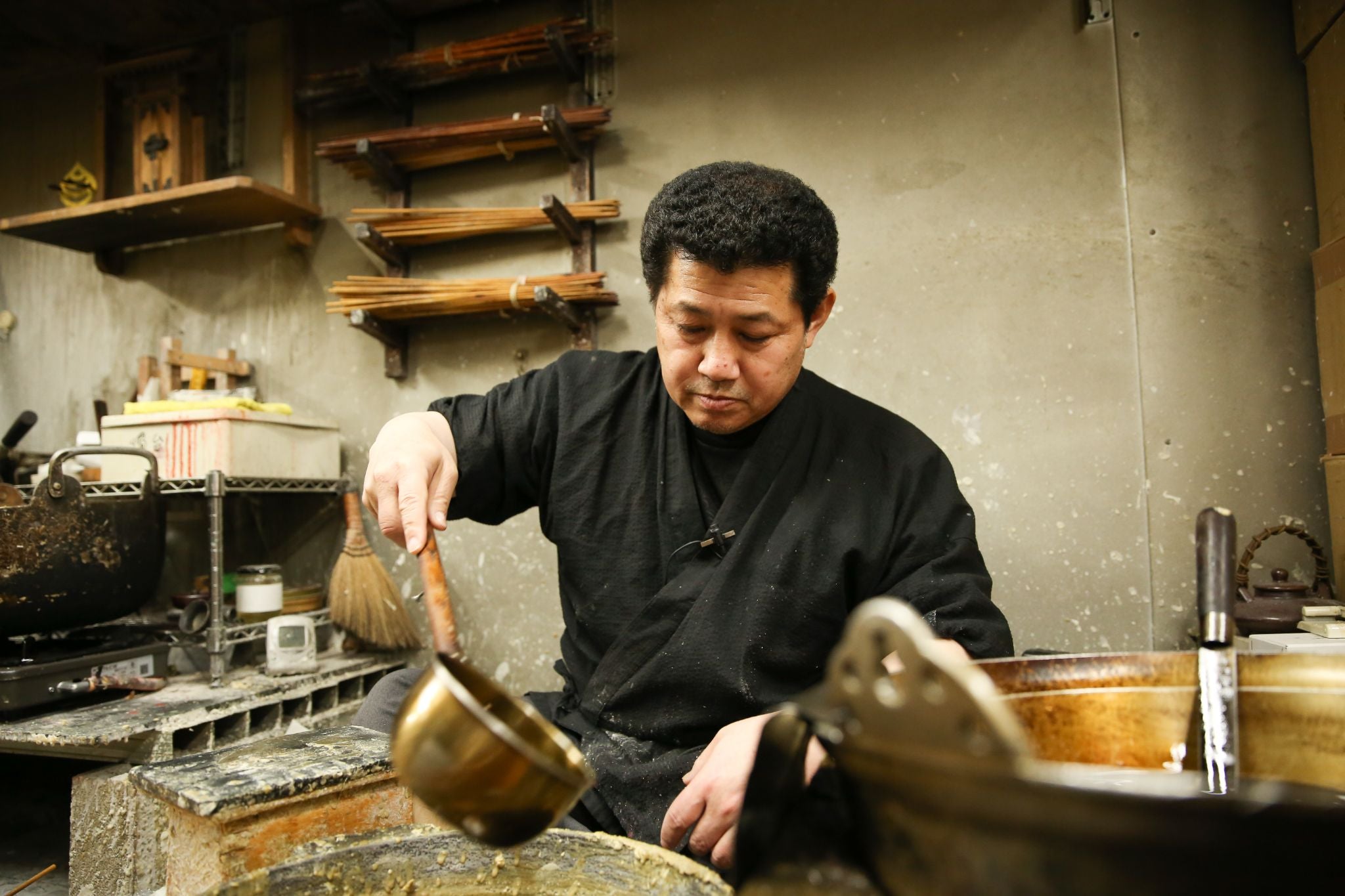 Japanese candle artisan Koichi Tagawa