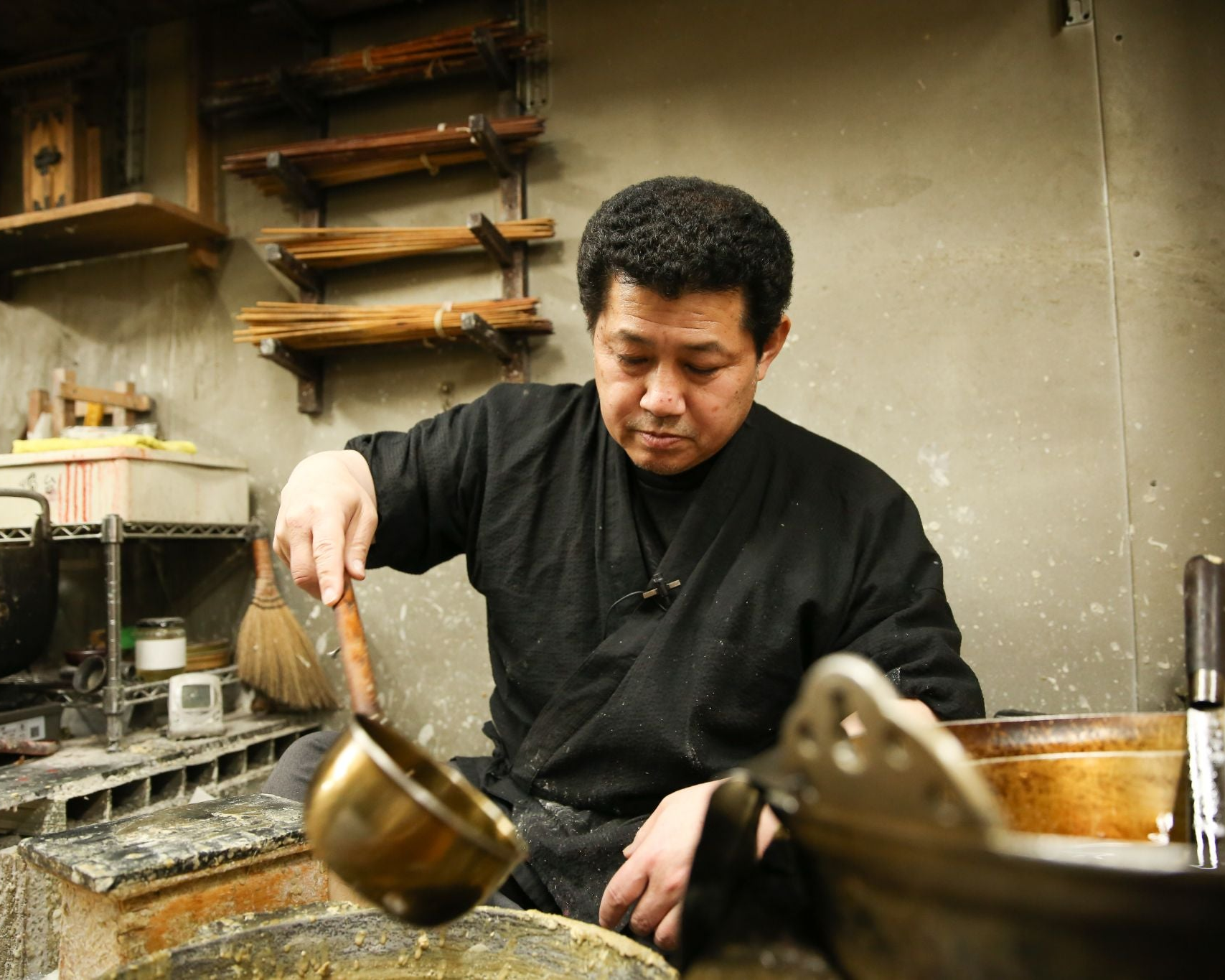 Japanese candle artisan Koichi Tagawa